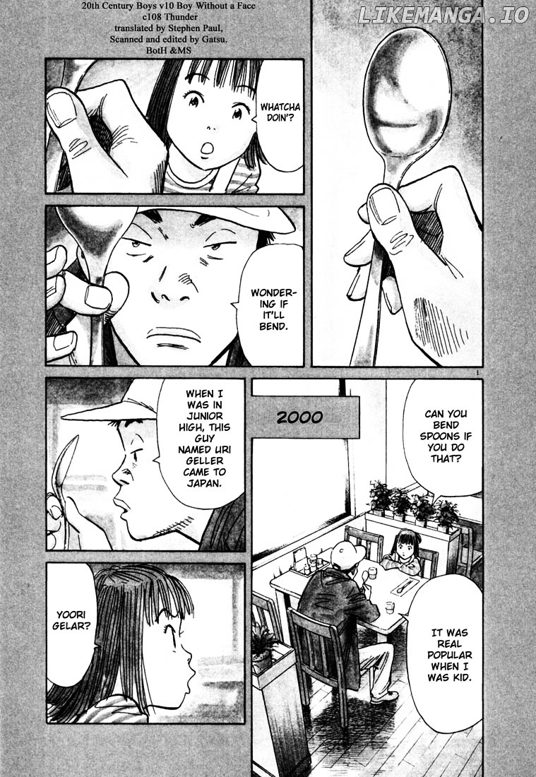 Read 20th Century Boys ENGLISH Manga Online