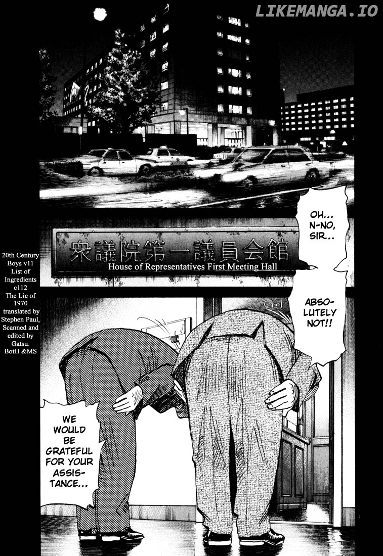 Read 20th Century Boys ENGLISH Manga Online