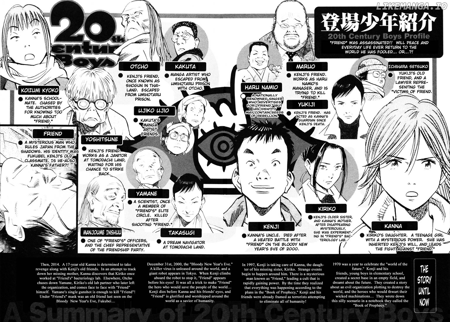Read 20th Century Boys ENGLISH Manga Online