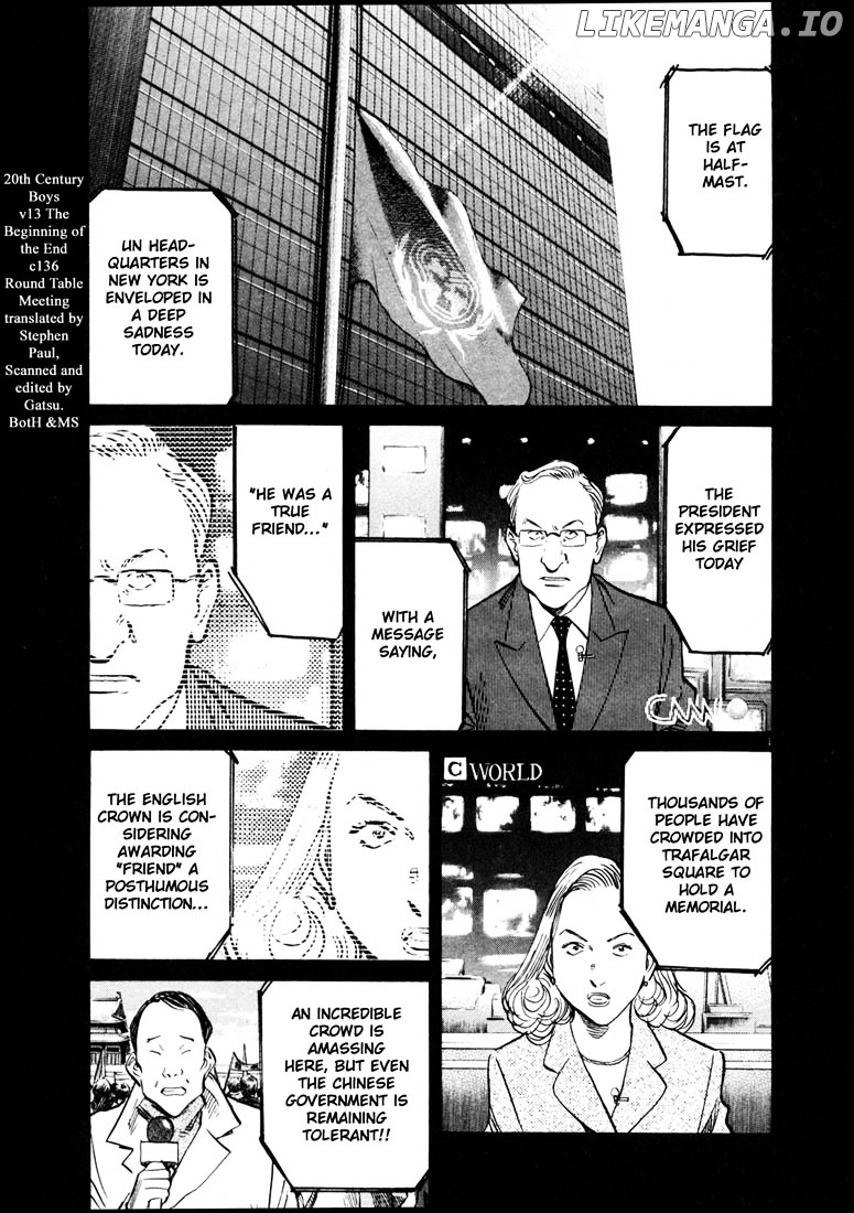 Read 20th Century Boys ENGLISH Manga Online