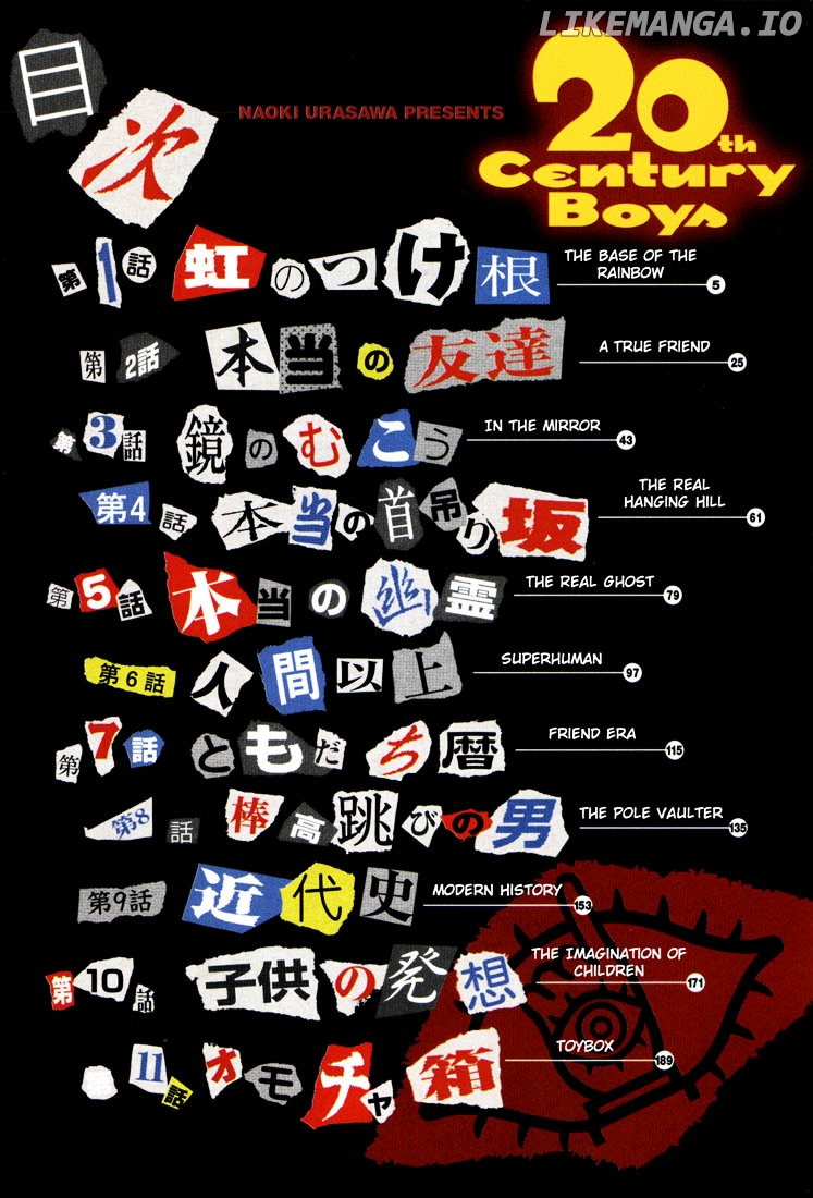 Read 20th Century Boys ENGLISH Manga Online