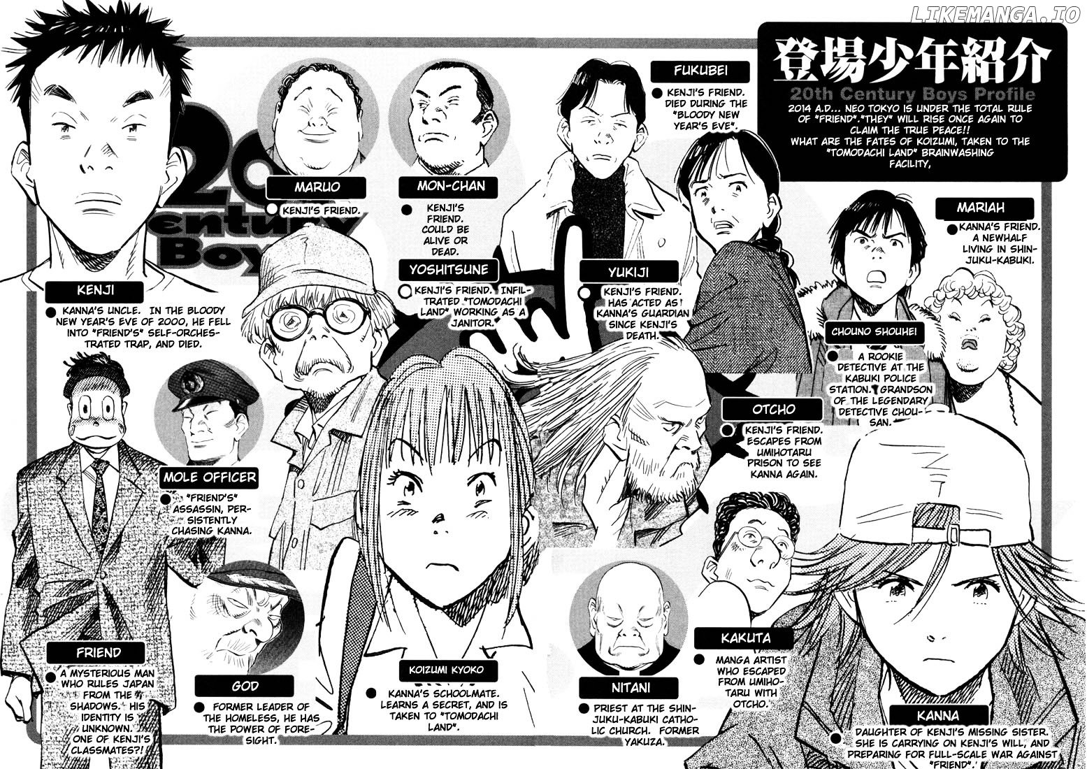 Read 20th Century Boys ENGLISH Manga Online