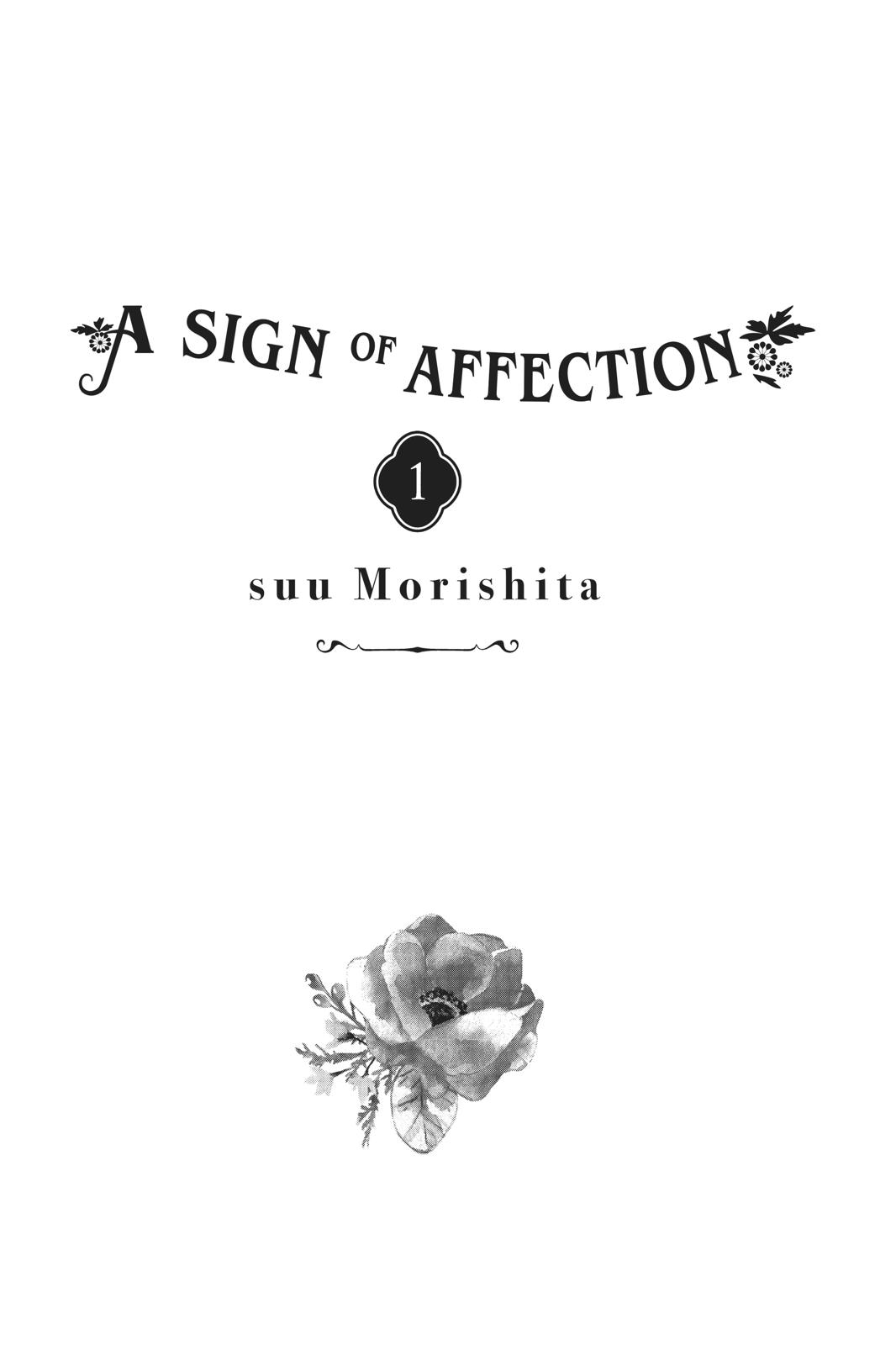 Read A Sign of Affection ENGLISH Manga Online