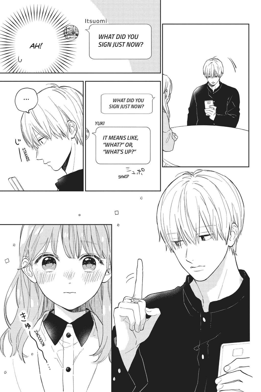 Read A Sign of Affection ENGLISH Manga Online