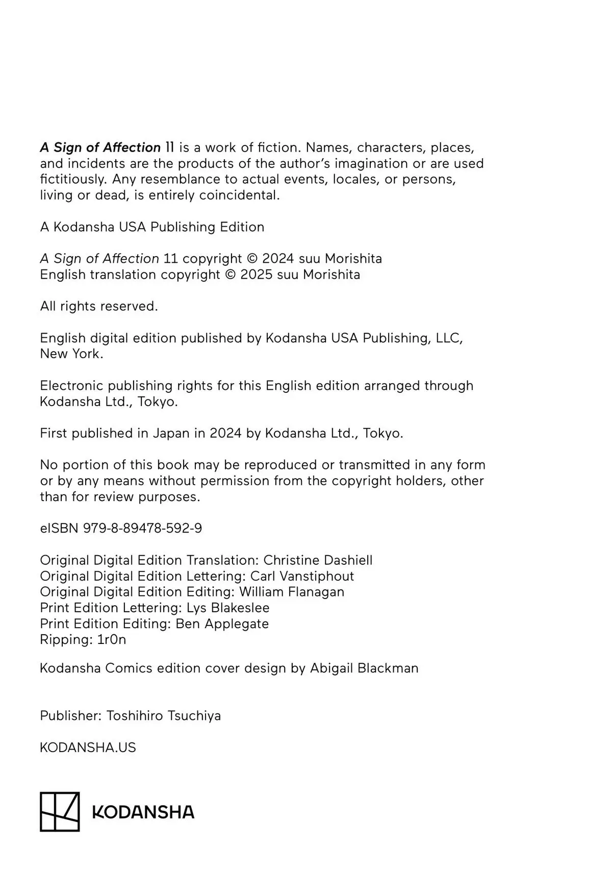 Read A Sign of Affection ENGLISH Manga Online