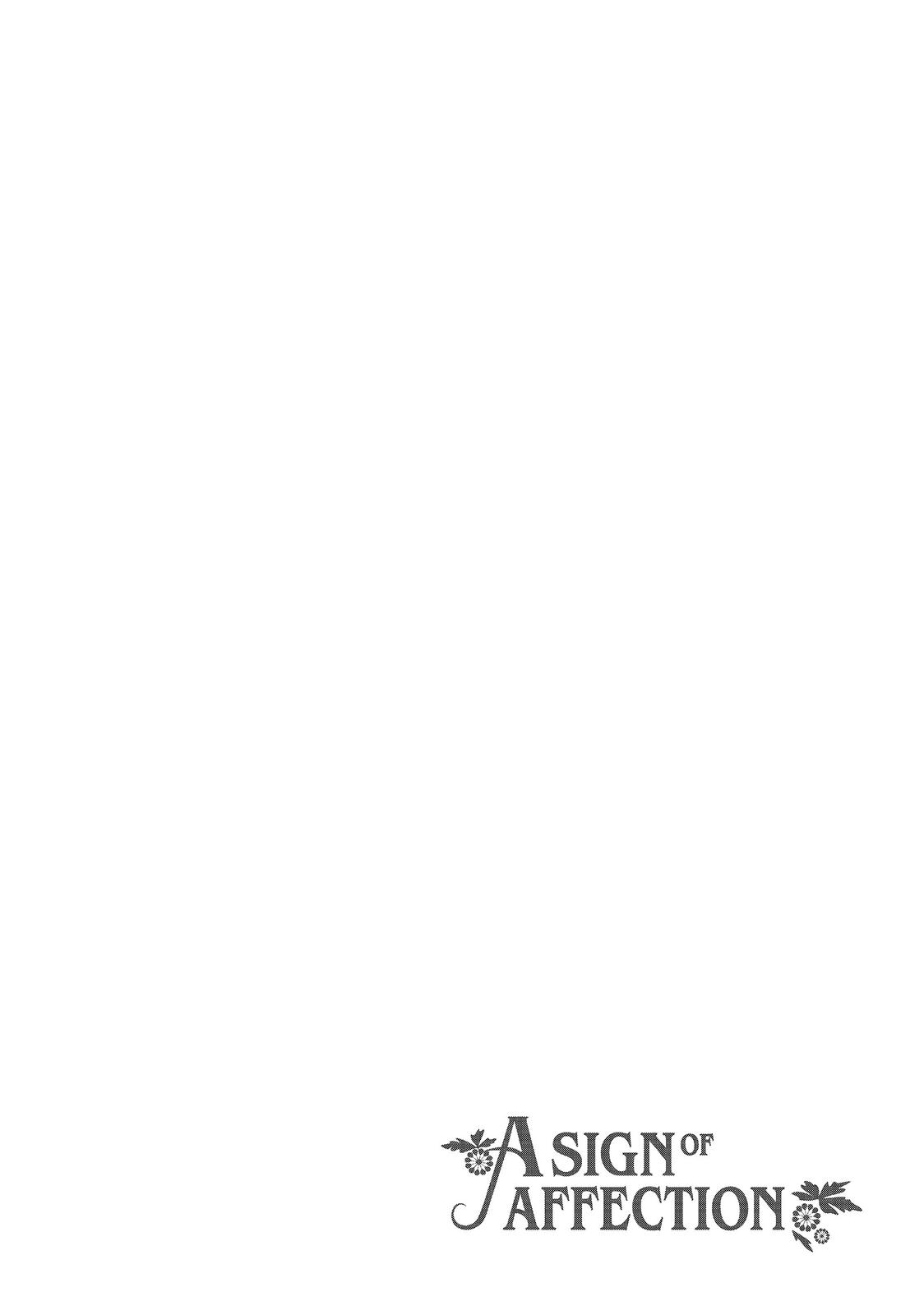 Read A Sign of Affection ENGLISH Manga Online