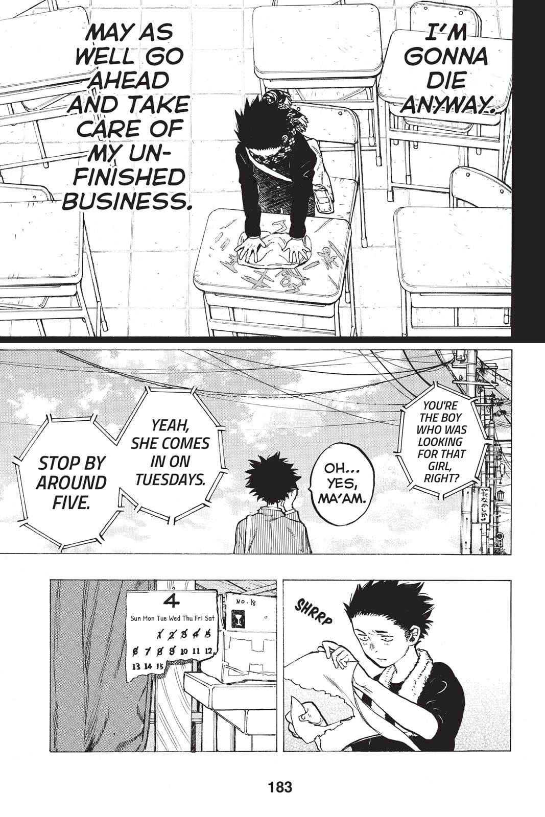 Read A Silent Voice ENGLISH Manga Online
