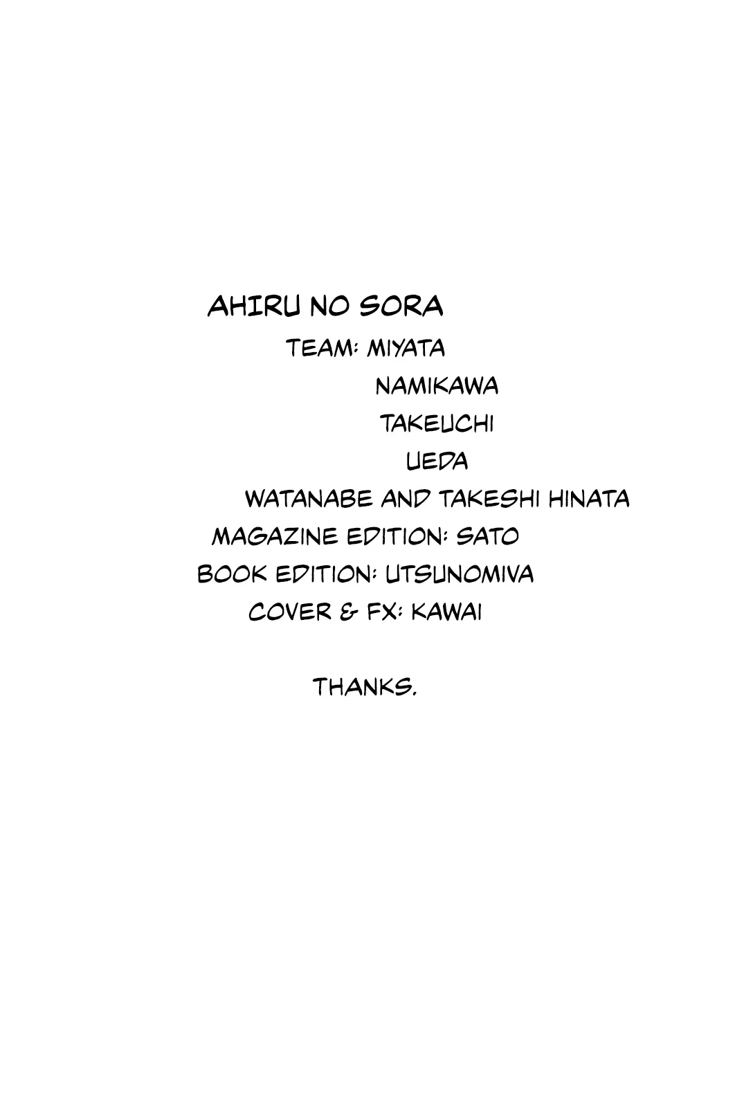 Read Ahiru no Sora ENGLISH Manga Online