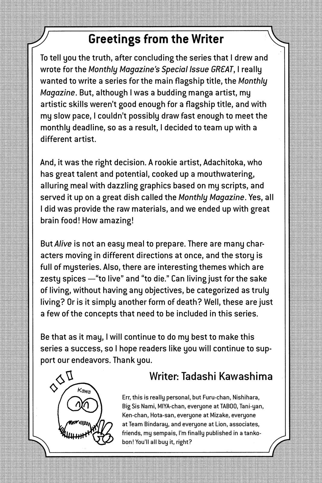 Read Alive_ The Final Evolution ENGLISH Manga Online