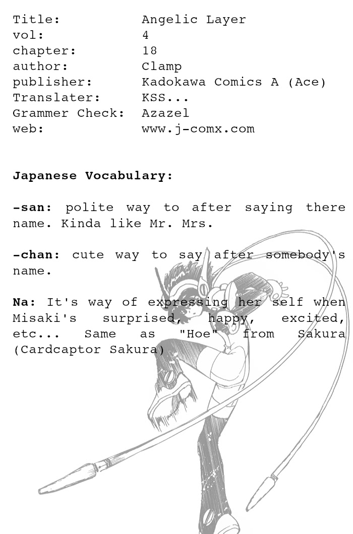 Read Angelic Layer ENGLISH Manga Online