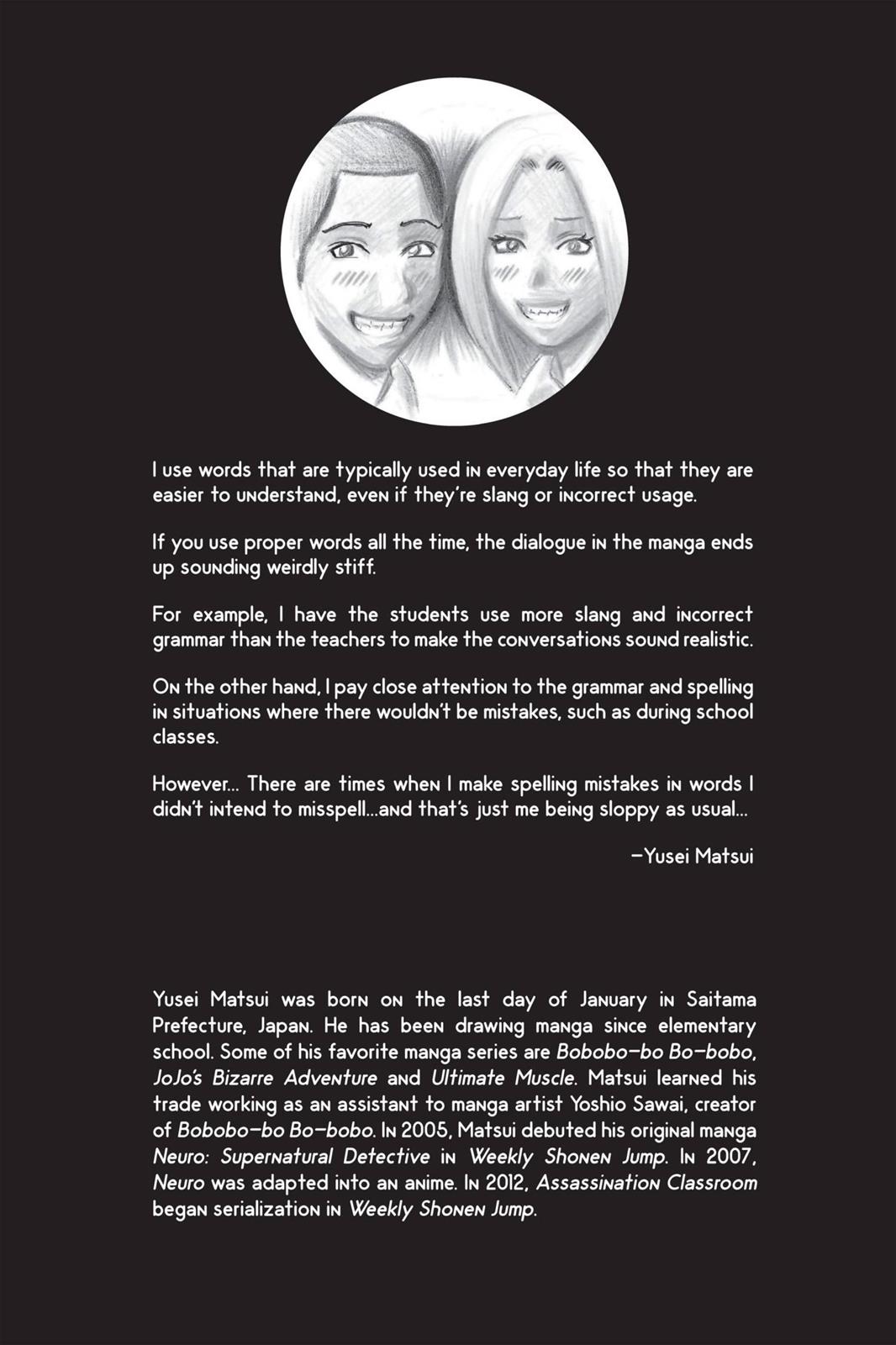 Read Assassination Classroom ENGLISH Manga Online