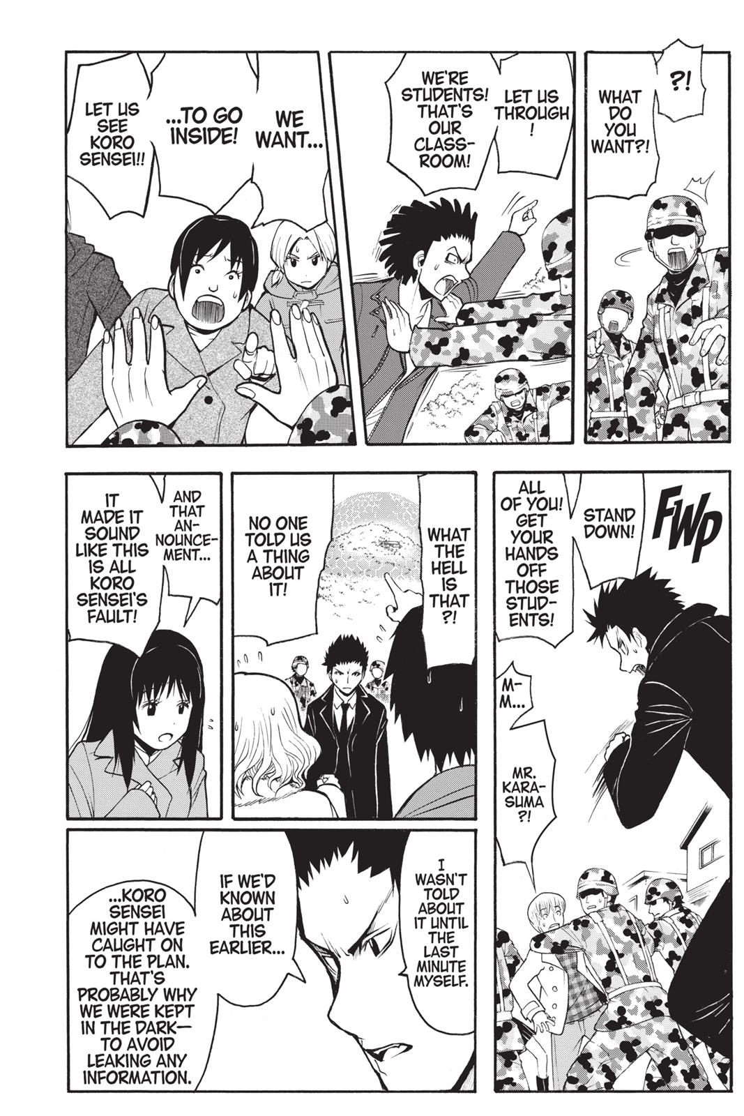 Read Assassination Classroom ENGLISH Manga Online