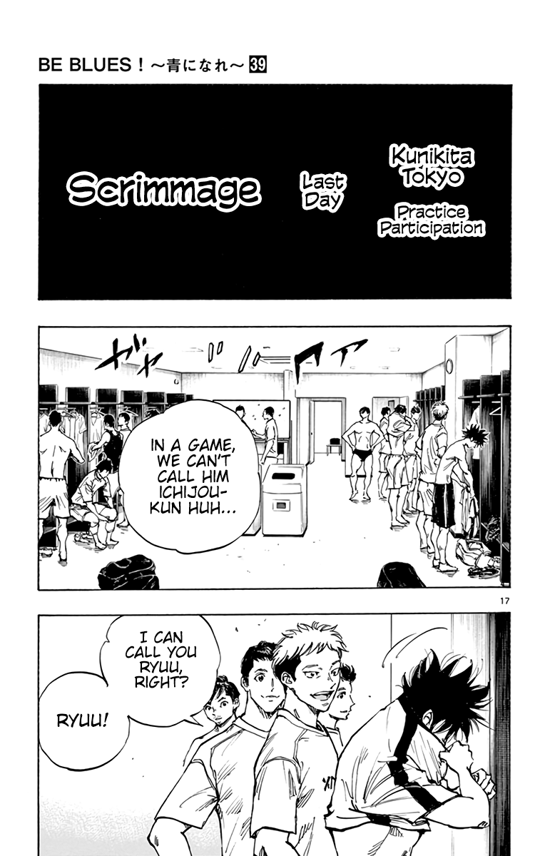 Read Be Blues! Ao ni Nare ENGLISH Manga Online