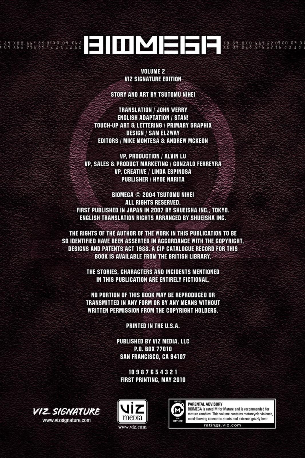 Read Biomega ENGLISH Manga Online