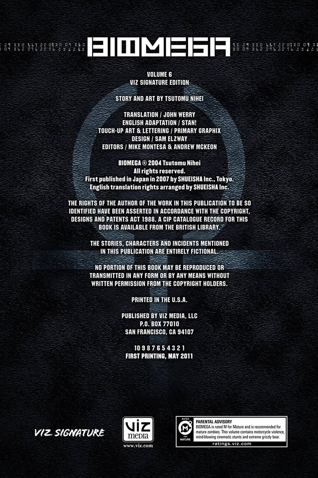 Read Biomega ENGLISH Manga Online