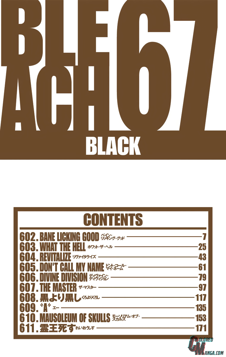 Read Bleach (Colored) ENGLISH Manga Online