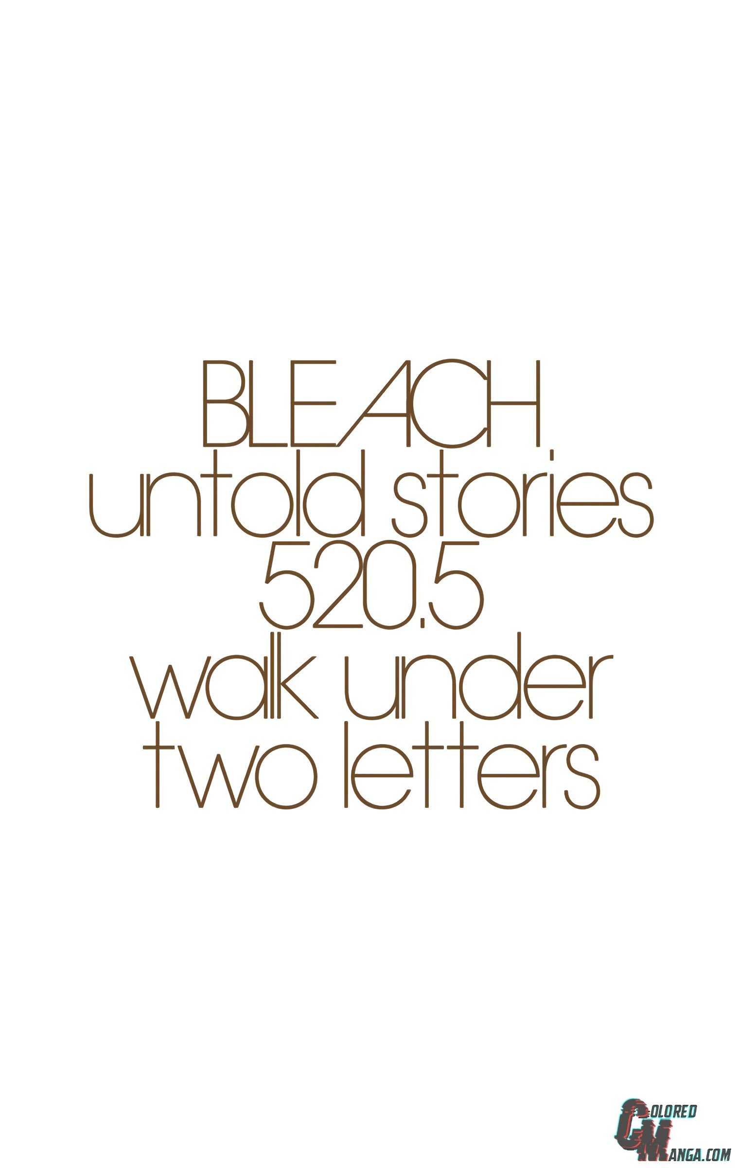 Read Bleach (Colored) ENGLISH Manga Online