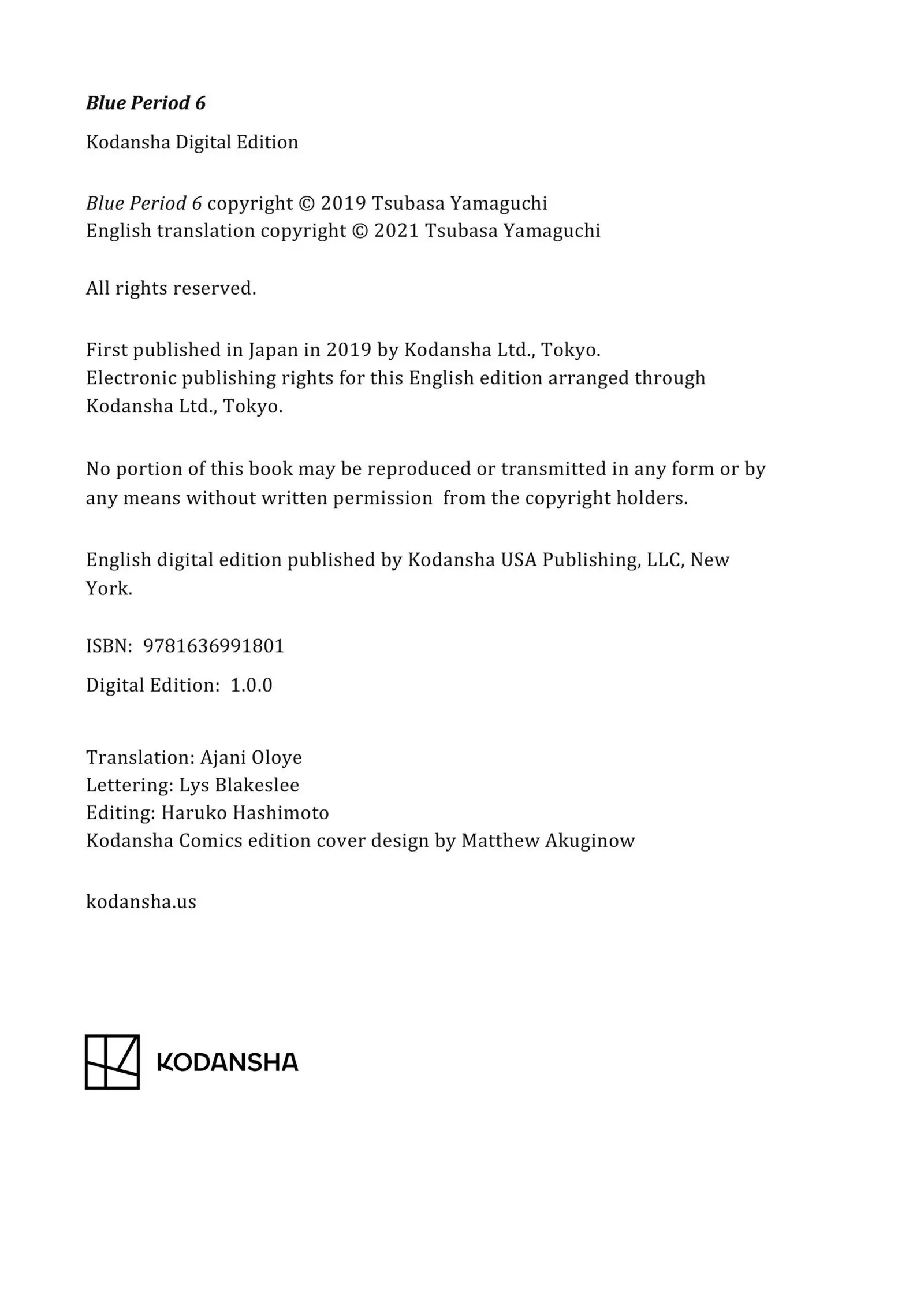 Read Blue Period ENGLISH Manga Online