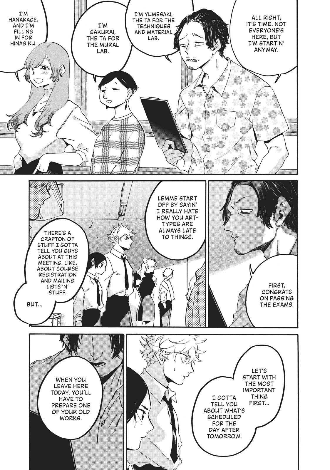 Read Blue Period ENGLISH Manga Online