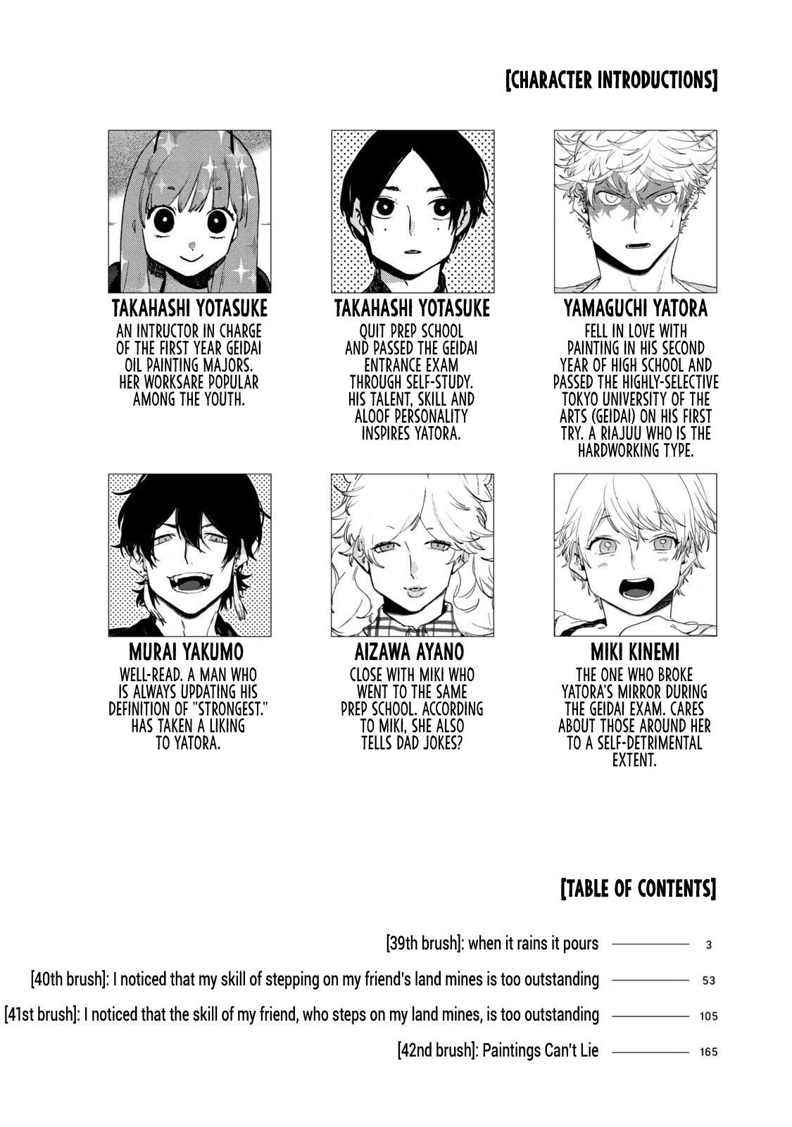 Read Blue Period ENGLISH Manga Online