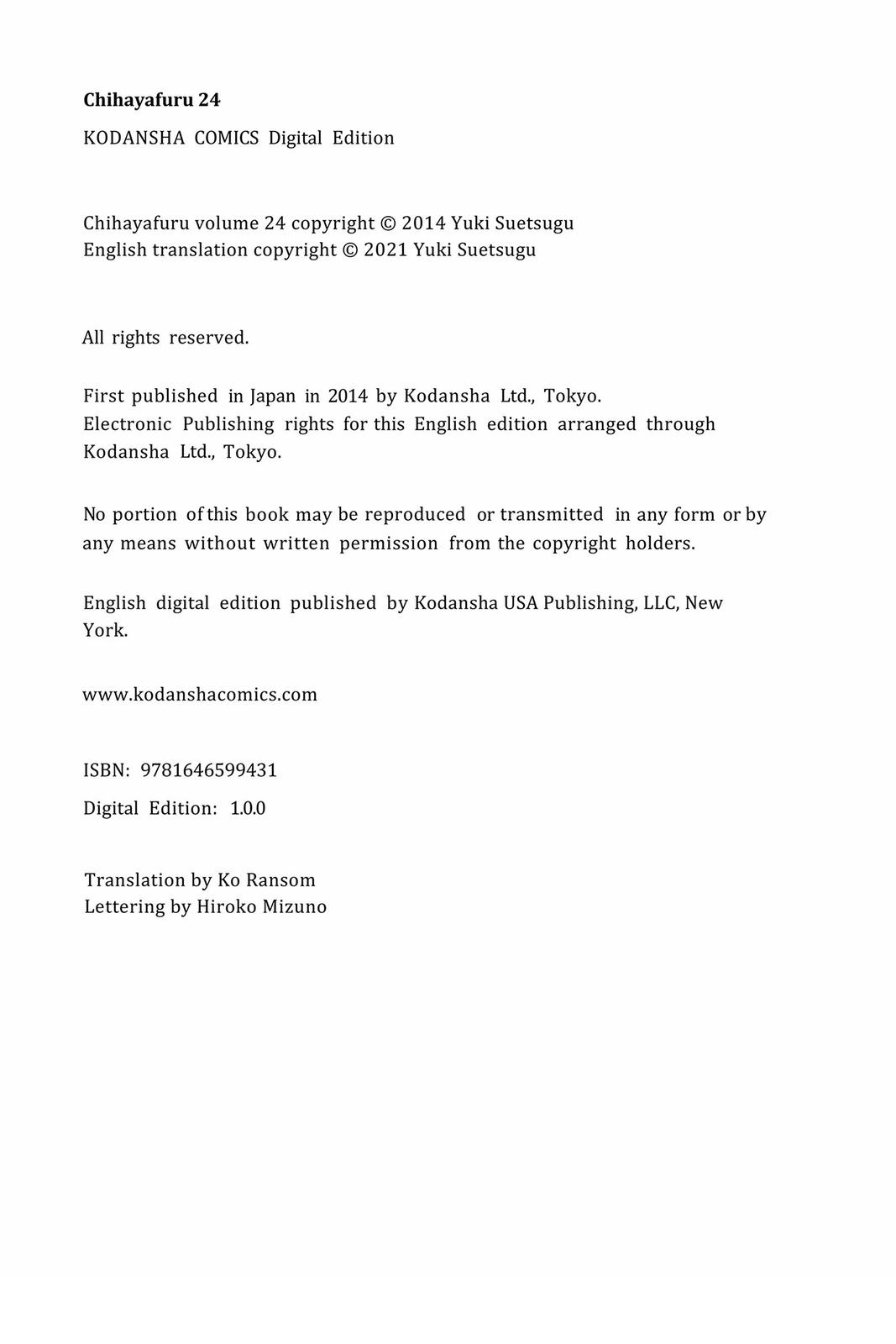 Read Chihayafuru ENGLISH Manga Online