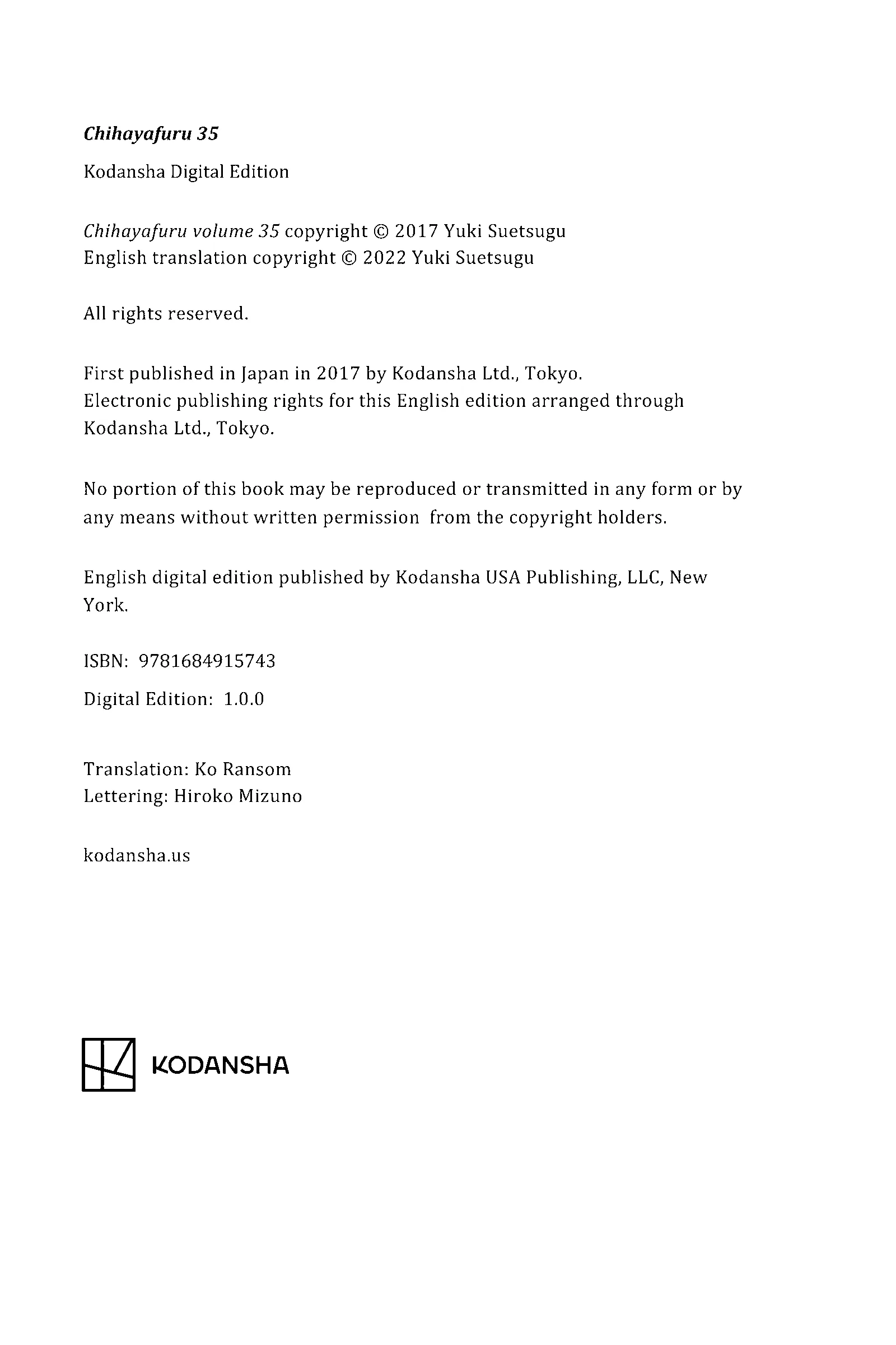 Read Chihayafuru ENGLISH Manga Online