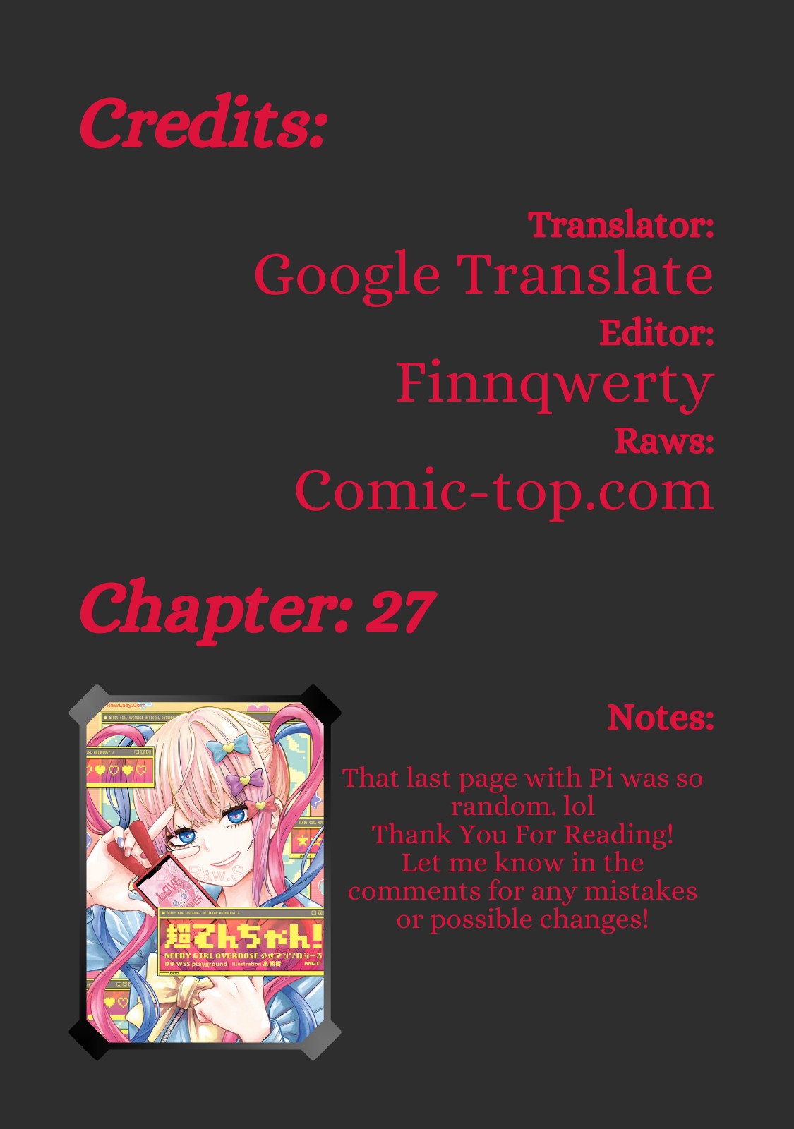 Read Chouten-chan! Needy Girl Overdose Koushiki Anthology ENGLISH Manga Online