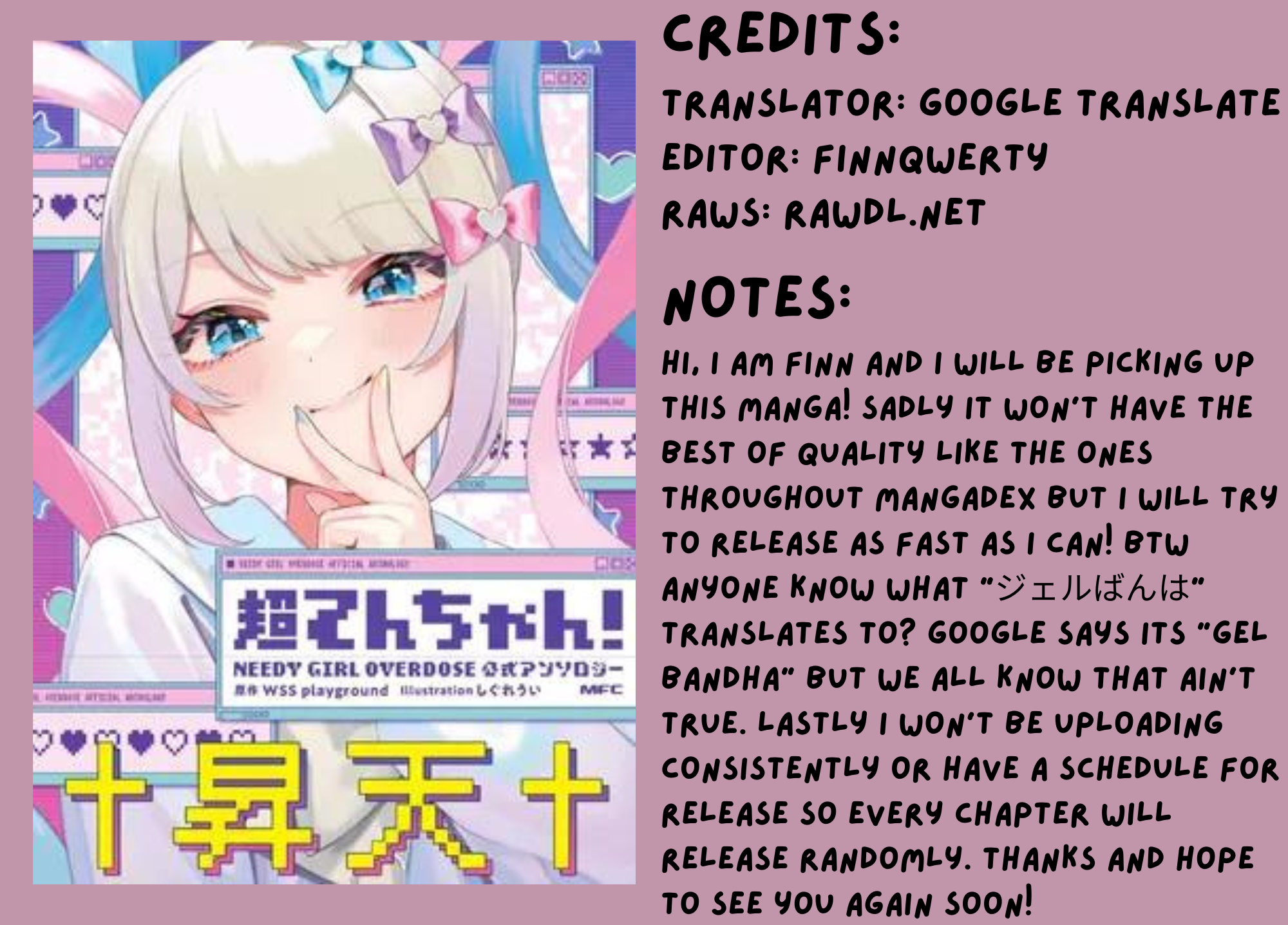 Read Chouten-chan! Needy Girl Overdose Koushiki Anthology ENGLISH Manga Online