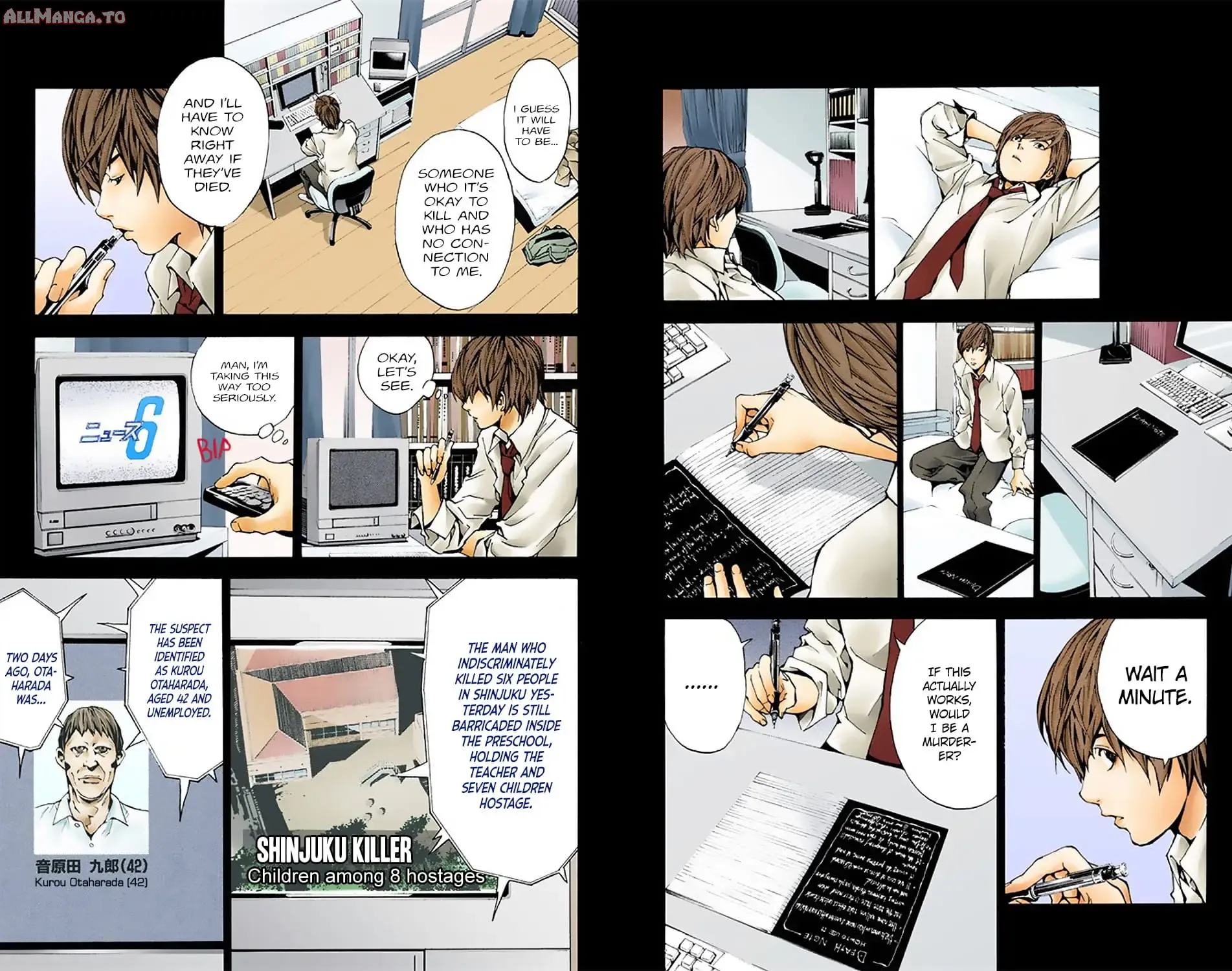 Read Death Note (Official Colored) ENGLISH Manga Online