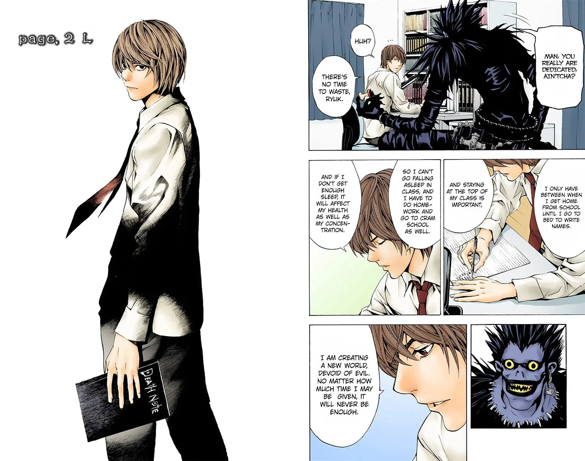 Read Death Note (Official Colored) ENGLISH Manga Online