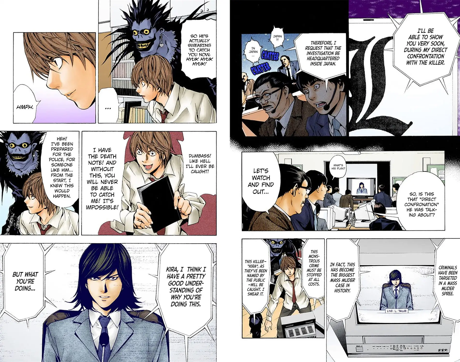 Read Death Note (Official Colored) ENGLISH Manga Online