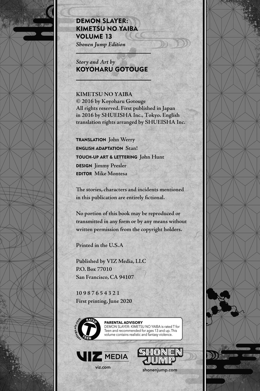 Read Demon Slayer Kimetsu no Yaiba ENGLISH Manga Online