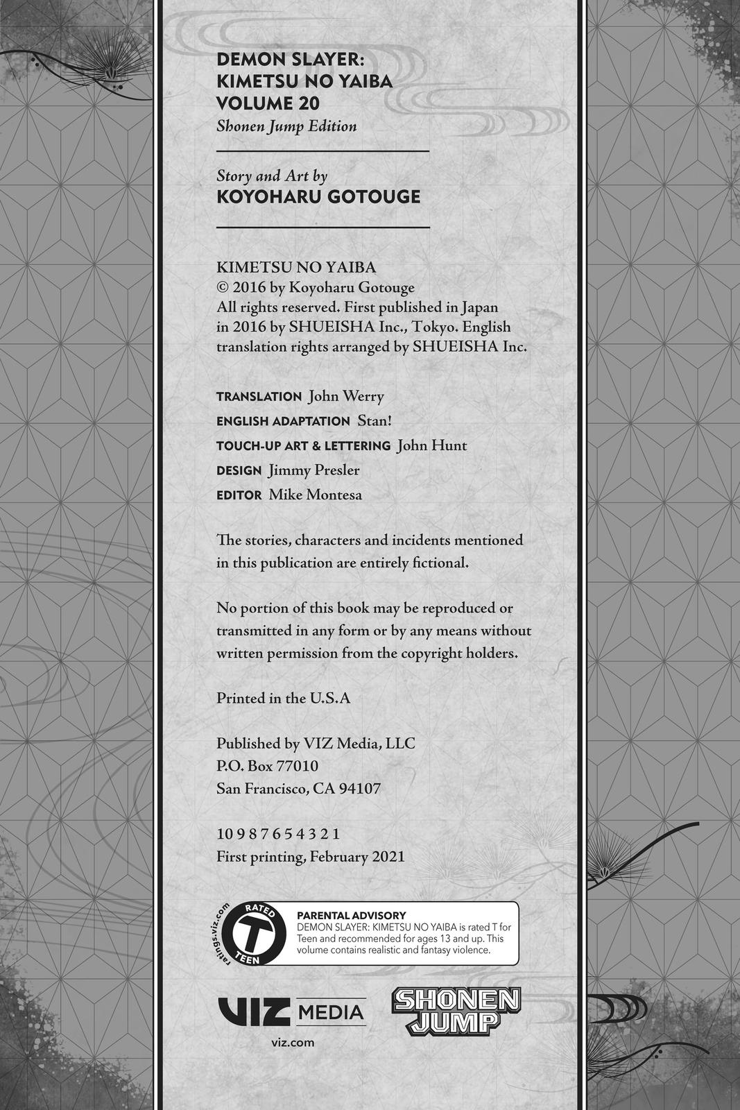 Read Demon Slayer Kimetsu no Yaiba ENGLISH Manga Online