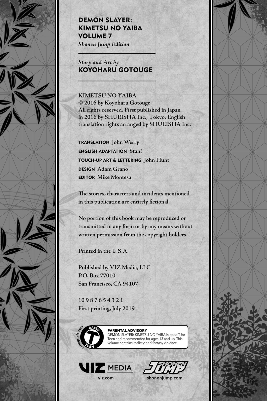 Read Demon Slayer Kimetsu no Yaiba ENGLISH Manga Online