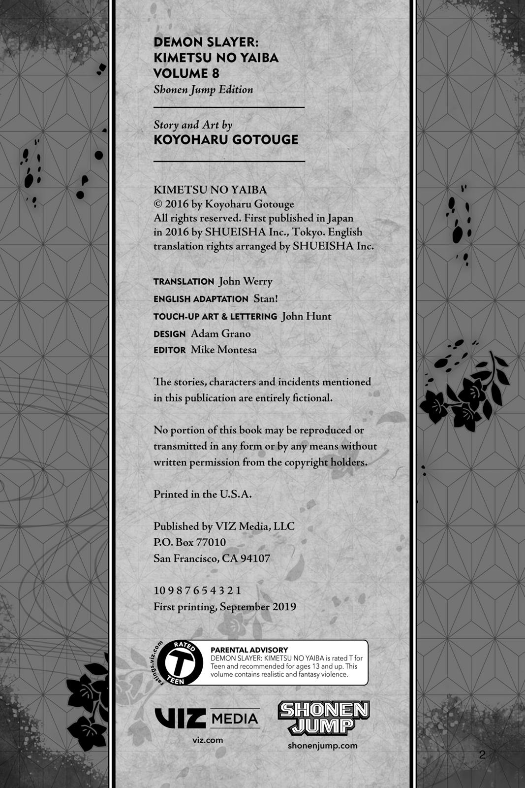 Read Demon Slayer Kimetsu no Yaiba ENGLISH Manga Online