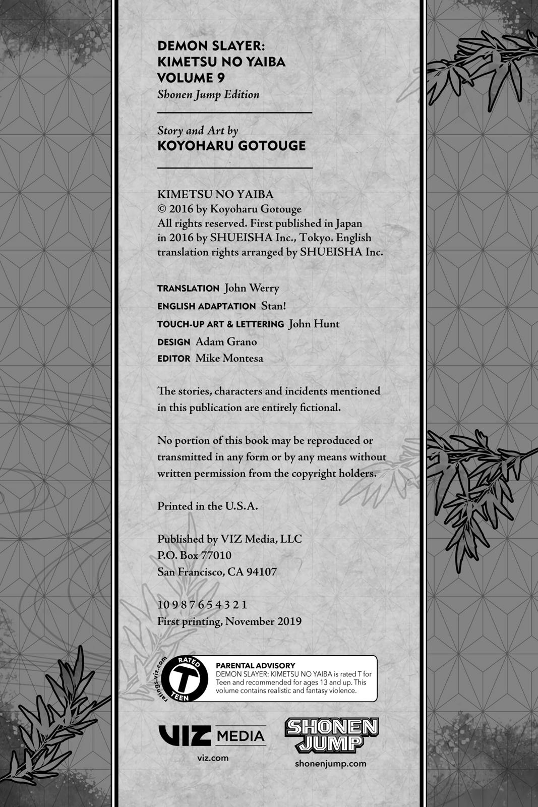 Read Demon Slayer Kimetsu no Yaiba ENGLISH Manga Online