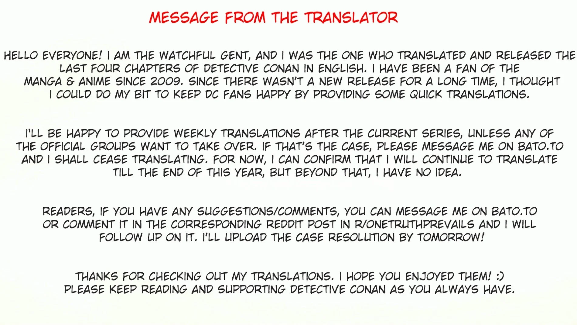 Read Detective Conan ENGLISH Manga Online