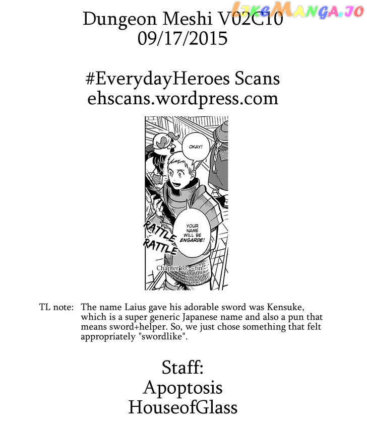 Read Dungeon Meshi ENGLISH Manga Online