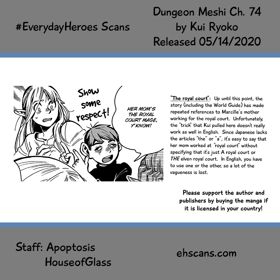 Read Dungeon Meshi ENGLISH Manga Online