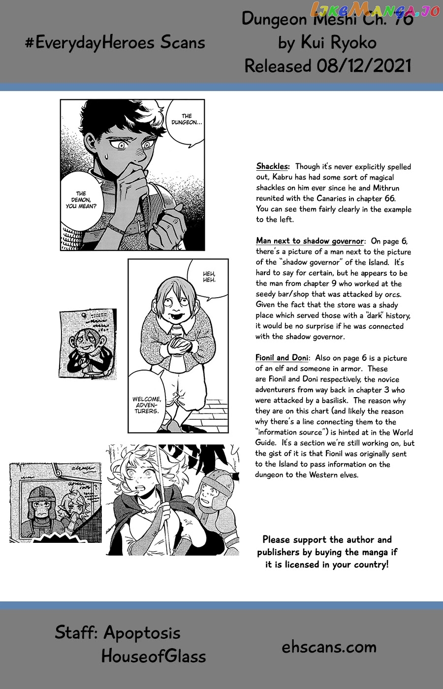 Read Dungeon Meshi ENGLISH Manga Online