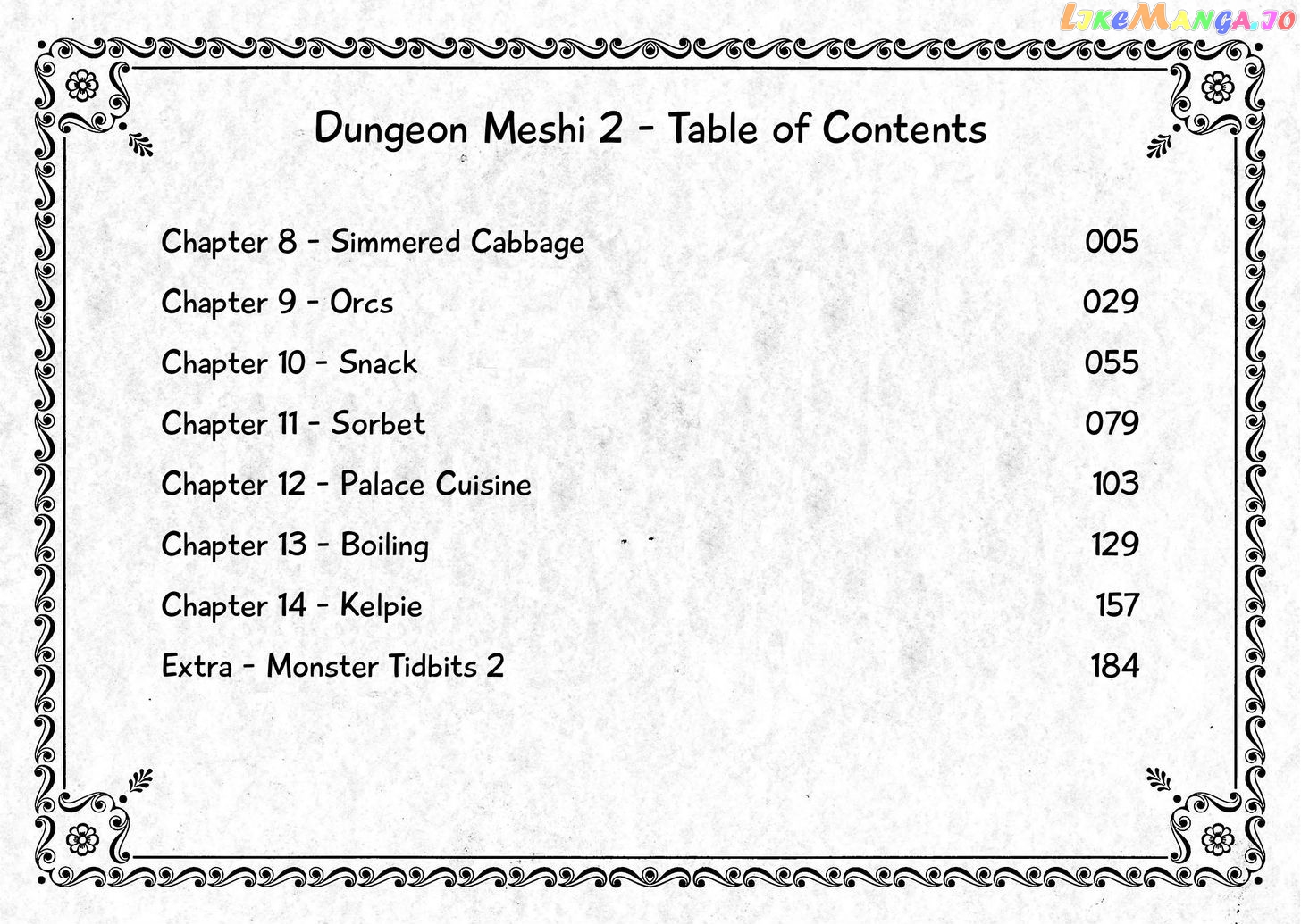 Read Dungeon Meshi ENGLISH Manga Online