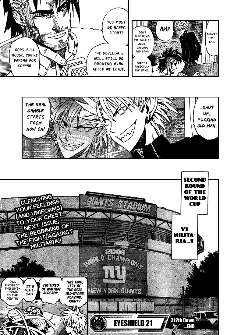 Read Eyeshield 21 ENGLISH Manga Online