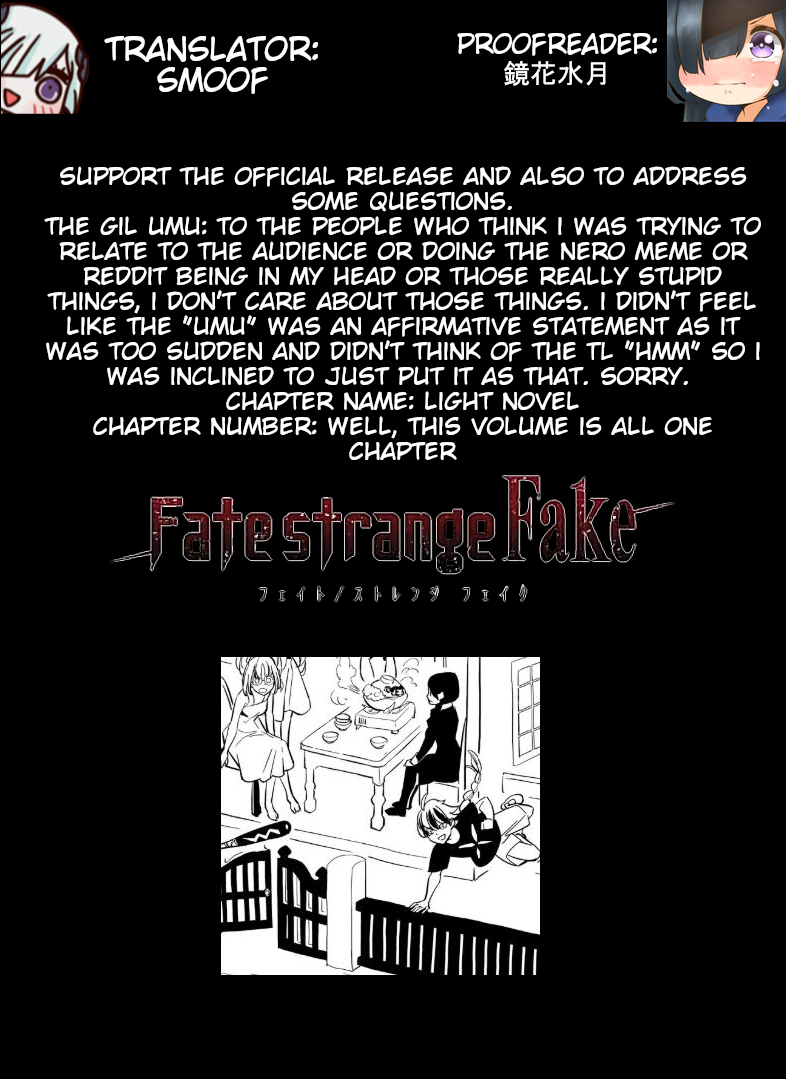 Read Fate Strange Fake ENGLISH Manga Online