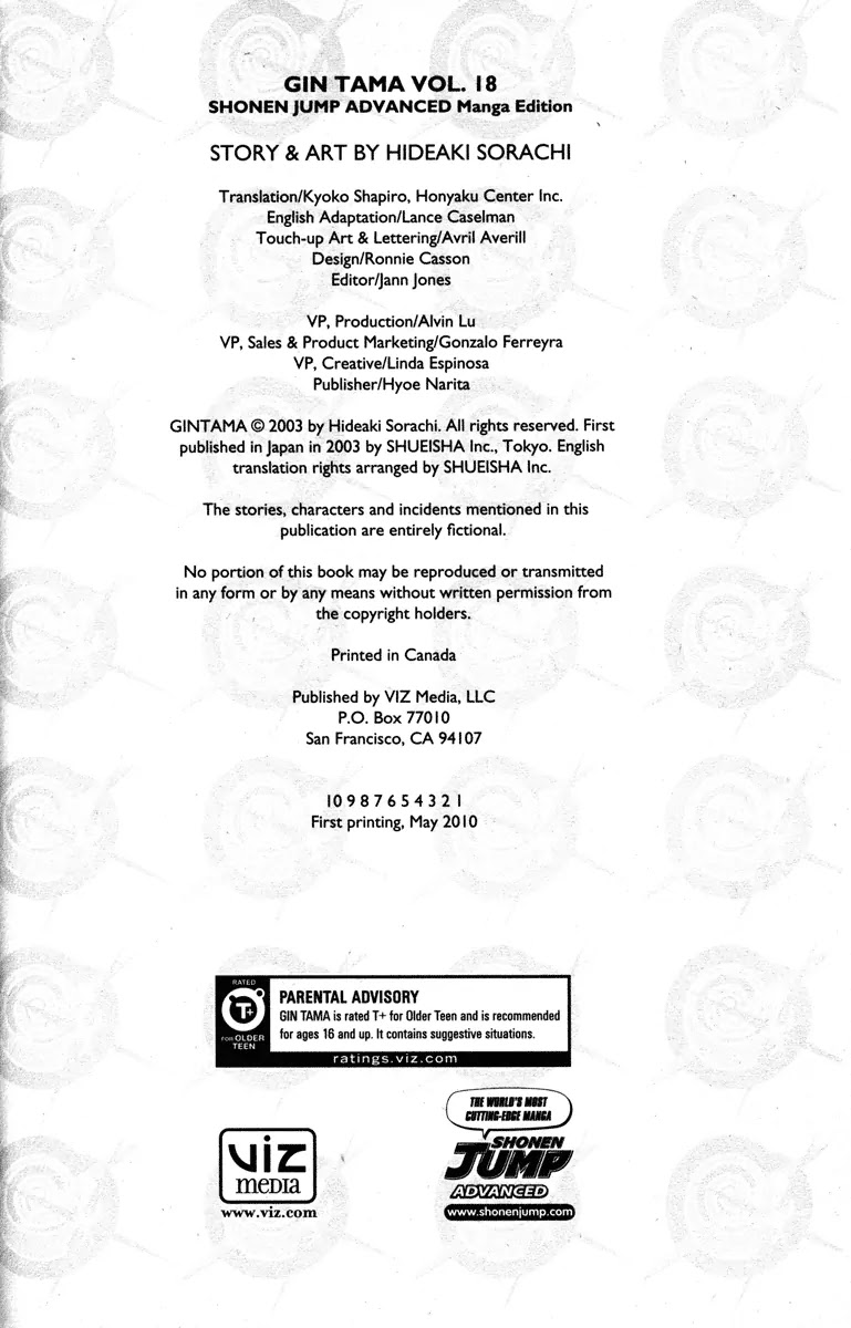 Read Gintama ENGLISH Manga Online