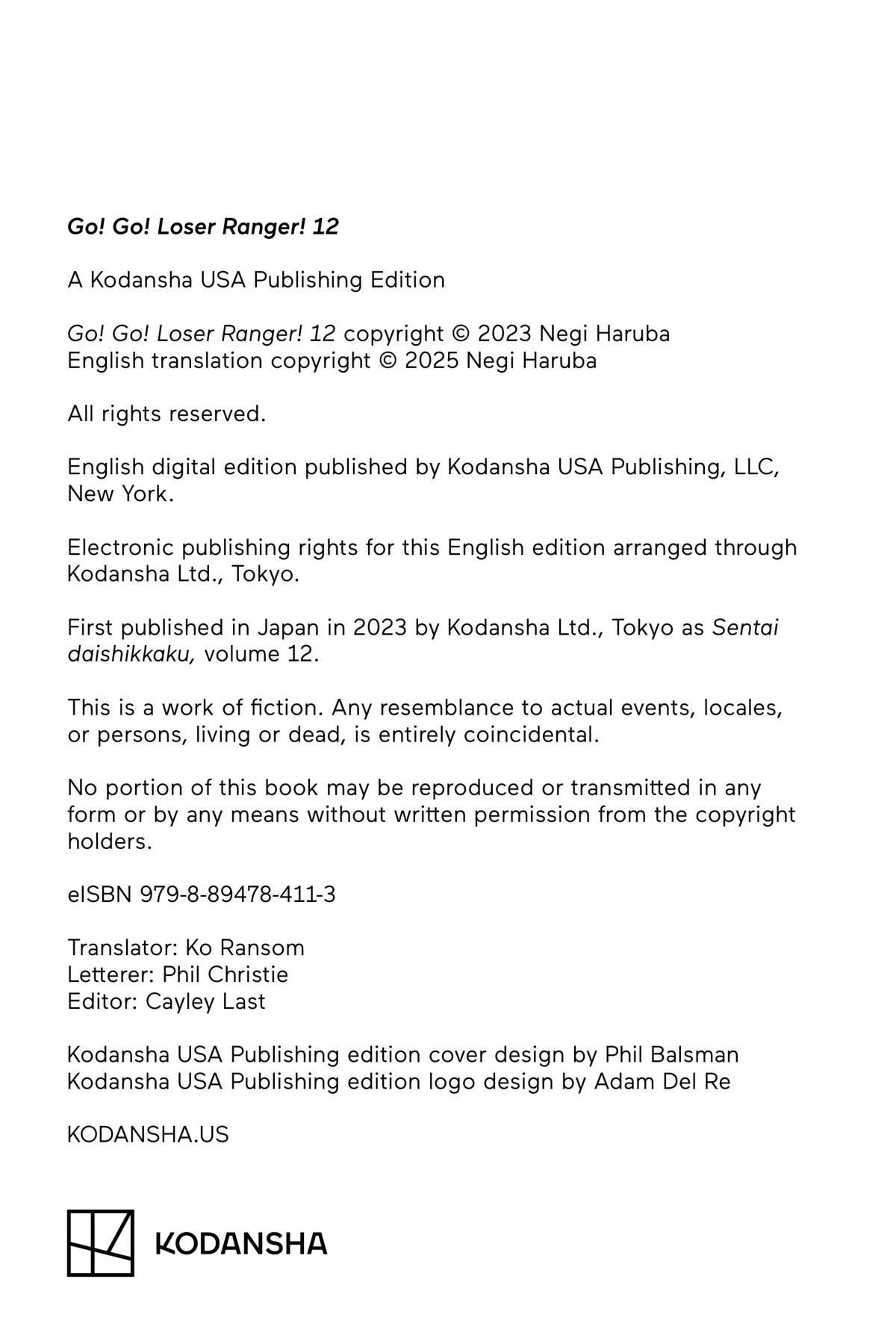 Read Go! Go! Loser Ranger! ENGLISH Manga Online