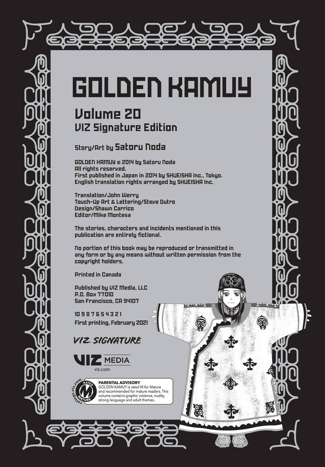 Read Golden Kamuy ENGLISH Manga Online