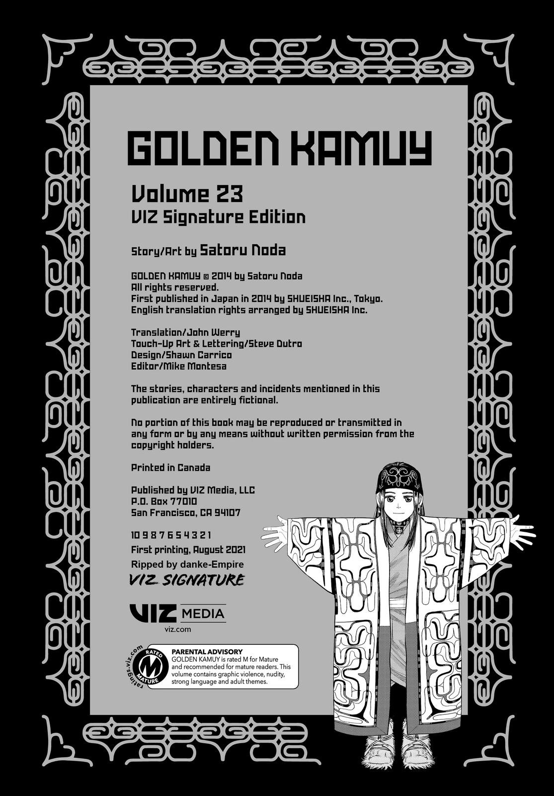 Read Golden Kamuy ENGLISH Manga Online