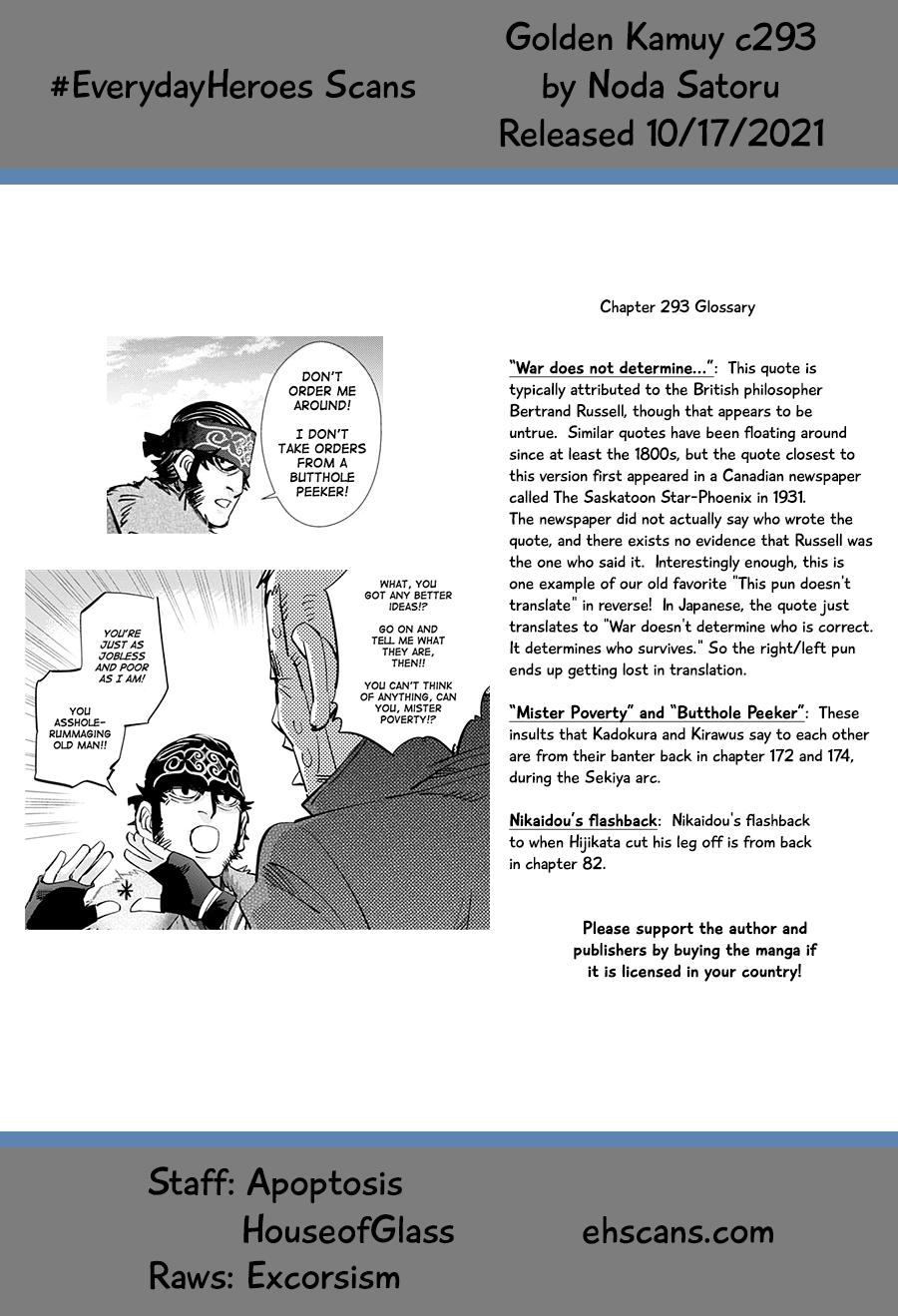 Read Golden Kamuy ENGLISH Manga Online