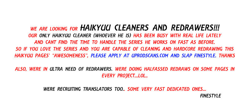 Read Haikyu!! ENGLISH Manga Online