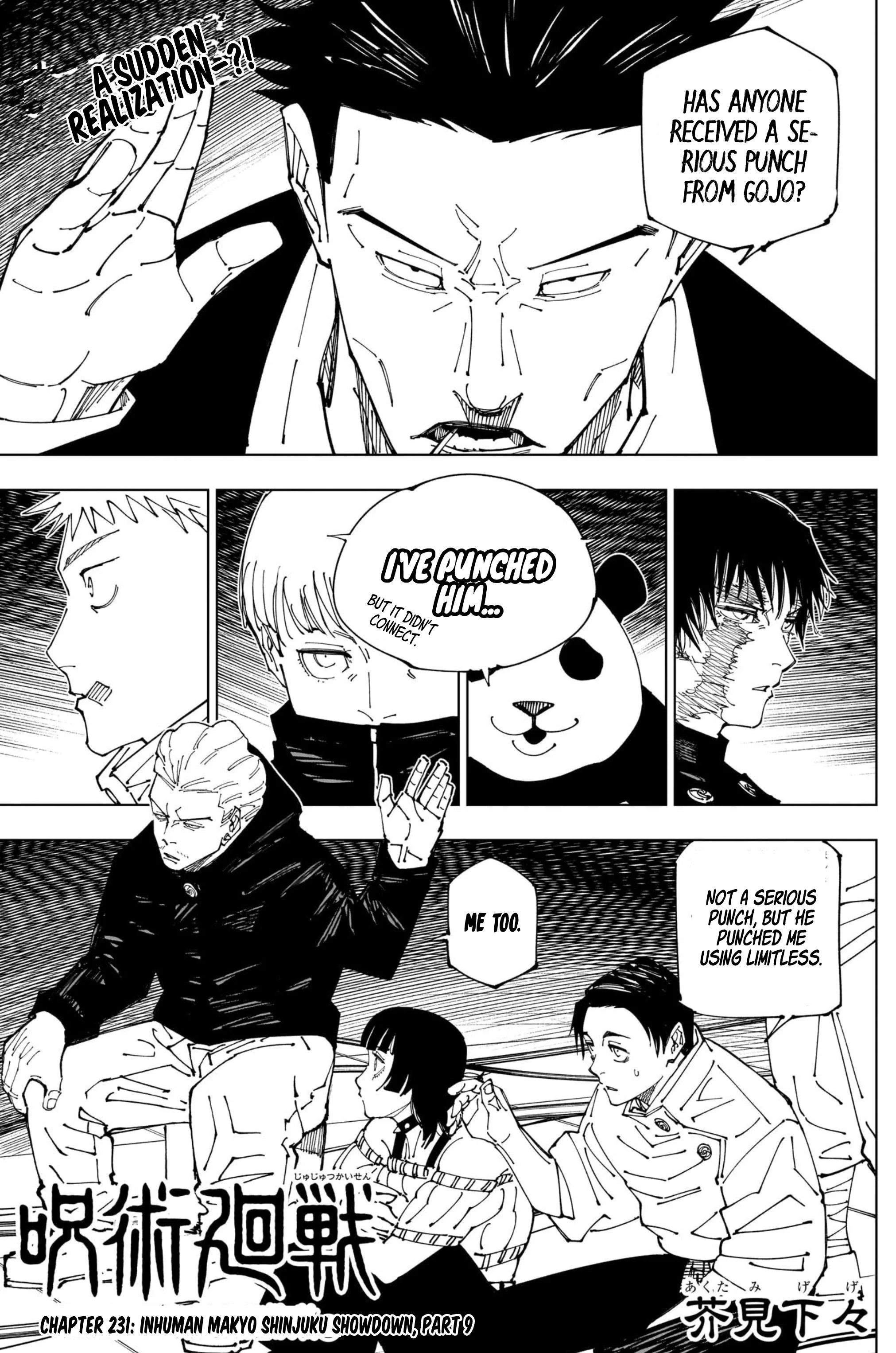 Read Jujutsu Kaisen ENGLISH Manga Online